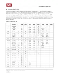 IS25LP128-JMLE Datasheet Pagina 19