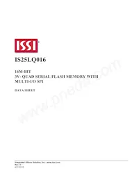 IS25LQ016-JBLE Datenblatt Cover