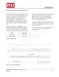 IS25LQ016-JBLE Datasheet Page 21