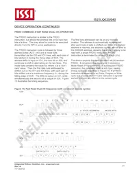 IS25LQ040-JBLE Datasheet Page 21