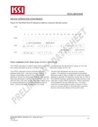 IS25LQ040-JBLE Datasheet Page 22