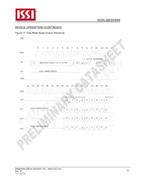 IS25LQ040-JBLE Datasheet Page 23