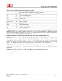 IS25LQ080B-JNLE-TR Datasheet Pagina 15