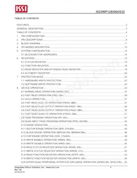 IS25WP032-JBLE Datasheet Page 4