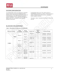 IS25WQ080-JBLE Datasheet Page 6
