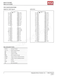 IS41C16105C-50TI Datasheet Page 2