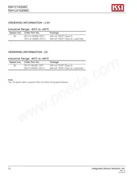IS41LV16256C-35TLI-TR Datasheet Page 20