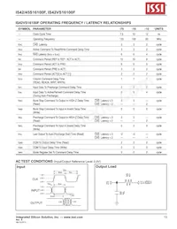 IS42S16100F-7TL-TR Datasheet Page 13