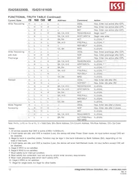 IS42S16160B-6BLI-TR Datasheet Page 12