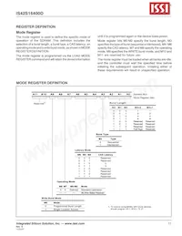 IS42S16400D-6BLI-TR Datasheet Page 17
