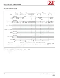 IS42S32160B-75ETLI-TR Datasheet Page 22