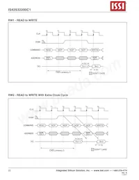 IS42S32200C1-6TLI-TR Datasheet Page 22
