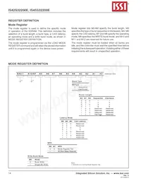 IS42S32200E-5TL-TR Datasheet Pagina 14