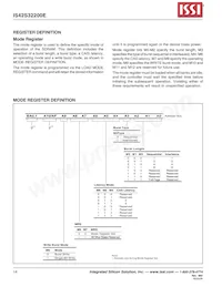 IS42S32200E-7TL-TR Datasheet Page 14