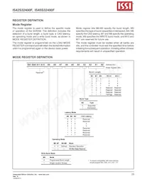IS42S32400F-7BI Datenblatt Seite 23