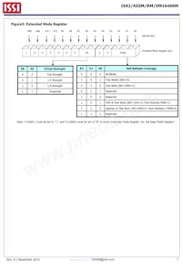 IS42SM16400M-6BLI Datasheet Page 7