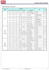 IS42VM16400K-75BLI-TR Datasheet Page 13
