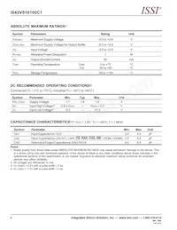 IS42VS16100C1-10TLI-TR Datasheet Page 4