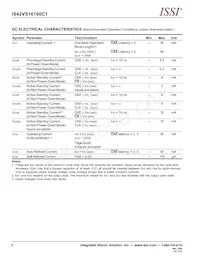 IS42VS16100C1-10TLI-TR Datasheet Page 6