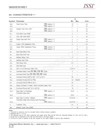 IS42VS16100C1-10TLI-TR數據表 頁面 7