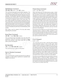 IS42VS16100C1-10TLI-TR Datasheet Page 13