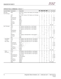 IS42VS16100C1-10TLI-TR Datasheet Page 16