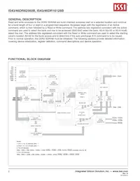 IS43DR82560B-3DBL Datasheet Page 2