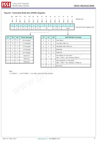 IS43LR16160G-6BLI Datasheet Page 8