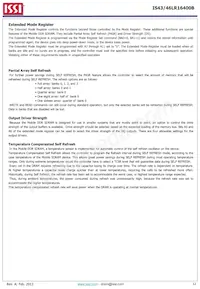 IS43LR16400B-6BLI-TR Datasheet Page 12