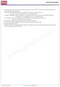 IS43LR16400B-6BLI-TR Datasheet Page 18