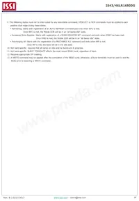 IS43LR16800G-6BLI Datasheet Page 18