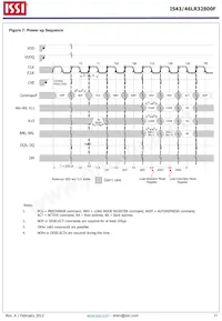 IS43LR32800F-6BL-TR Datasheet Page 11