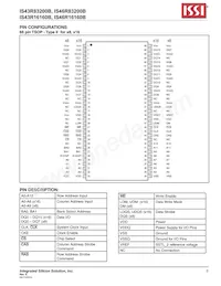 IS43R16160B-6TLI-TR Datasheet Page 3