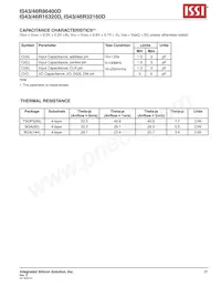 IS43R16320D-6BI Datasheet Page 21