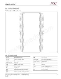 IS43R16800A-5TL-TR Datasheet Page 3