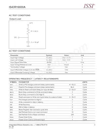 IS43R16800A-5TL-TR Datasheet Page 9