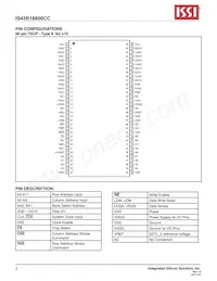 IS43R16800C-5TL Datasheet Pagina 2