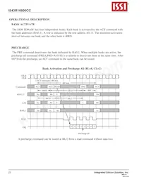 IS43R16800C-5TL Datasheet Pagina 22