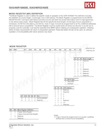 IS43R32400E-4B Datasheet Page 13