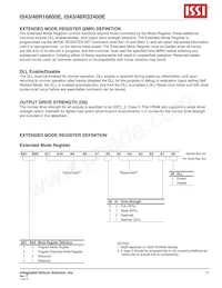 IS43R32400E-4B Datasheet Page 17