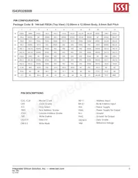 IS43R32800B-5BL-TR Datasheet Pagina 3