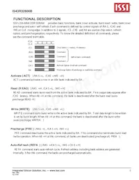 IS43R32800B-5BL-TR Datasheet Page 5