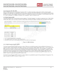 IS43TR16128B-107MBLI Datasheet Page 16