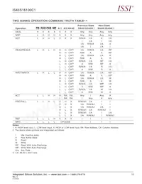 IS45S16100C1-7BLA1-TR Datasheet Page 19