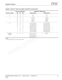 IS45S16100C1-7BLA1-TR Datasheet Page 23