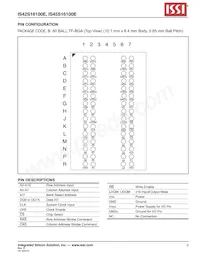 IS45S16100E-7TLA1-TR Datasheet Page 3