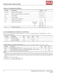 IS45S16100E-7TLA1-TR Datasheet Page 6