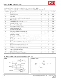 IS45S16100E-7TLA1-TR Datasheet Page 10