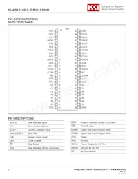 IS45S16100H-7BLA2 Datasheet Page 2
