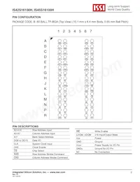 IS45S16100H-7BLA2 Datasheet Page 3